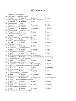 đề cương ôn thi môn anh văn lớp 9