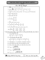 Bài soạn PP tọa độ trong không gian