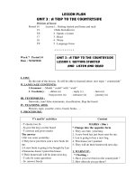 unit 3 : getting started . . .