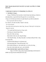 THỰC TRẠNG HẠCH TOÁN NGUYÊN VẬT LIỆU TẠI CÔNG TY TNHH BẢO YẾN