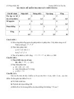 de thi HK 1, toan 6