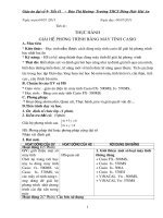 Bài soạn tiêt41 Thực hành giải hệ pt bằng máy tính cáio