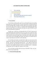 CÁC NGUỒN TÀI CHÍNH CHUYÊN DỤNG