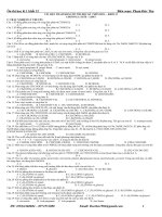 đề cương hóa 12 học kì 1 - năm 2011
