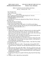 Tài liệu Phiếu đánh giá học kỳ 1