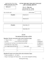 Gián án de thi hoc sinh gioi 7