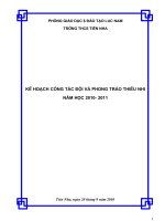 ke hoach doan doi nam hoc 2010- 2011