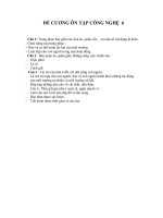 đề cương ôn tập công nghệ 6