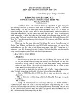 Bài giảng báo cáo sơ kết hoạt động Đội học kì 1. Năm học 2010 -2011