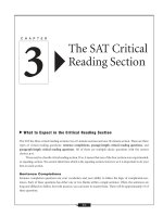 Learning express Acing The Sat 2006_The SAT Critical Reading Section