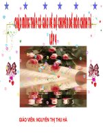 Bài soạn Chuyen de chinh ta lop 4