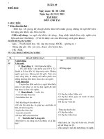 Gián án GIÁO ÁN LỚP 4 - TUẦN 19  -  CKTKN ( 3 CỘT)