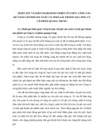 NHẬN XÉT VÀ KIẾN NGHỊ HOÀN THIỆN TỔ CHỨC CÔNG TÁC KẾ TOÁN CHI PHÍ SẢN XUẤT VÀ TÍNH GIÁ THÀNH TẠI CÔNG TY CỔ PHẦN QUANG TRUNG