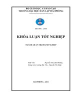 PHÂN TÍCH TÌNH HÌNH tài CHÍNH và một số BIỆN PHÁP NHẰM cải THIỆN TÌNH HÌNH tài CHÍNH của CÔNG TY TNHH 1 TV THƯƠNG mại DỊCH vụ và XUẤT NHẬP KHẨU hải PHÒNG 