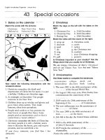 English Vocabulary Organiser with Key_Special occasions