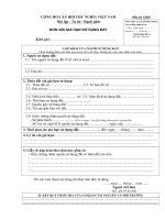 Đơn xin gia hạn sử dụng đất