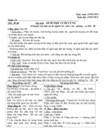 Bài soạn huygia v6 tuần 24- tiết 98,90 CKTKN