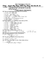 Bai tap thi tinh Hoa 9