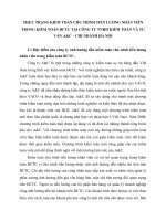 THỰC TRẠNG KIỂM TOÁN CHU TRÌNH TIỀN LƯƠNG NHÂN VIÊN TRONG KIỂM TOÁN BCTC TẠI CÔNG TY TNHH KIỂM TOÁN VÀ TƯ VẤN A