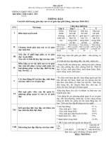 Gián án BÁO CÁO 3 CÔNG KHAI NĂM HỌC 2010-2011