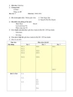 kế hoạch dạy học 12