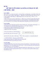 Bài giảng TSĐH De 30