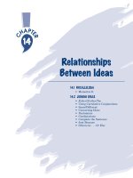 Relationships Between Ideas