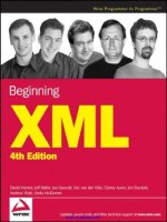 beginning xml 4th edition 