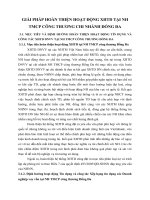 GIẢI PHÁP HOÀN THIỆN HOẠT ĐỘNG XHTD TẠI NH TMCP CÔNG THƯƠNG CHI NHÁNH ĐỐNG ĐA