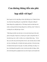 Con đường thăng tiến nào phù hợp nhất với bạn?