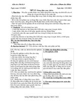 Bài soạn Vật lý 9 kì II