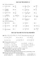 Bài giảng tích phân hay