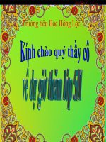 Tập đọc lớp 5 Buôn Chư Lênh đón cô giáo