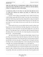 MỘT SỐ Ý KIẾN ĐỀ XUẤT NHẰM HOÀN THIỆN CÔNG TÁC HẠCH TOÁN KẾ TOÁN CHI PHÍ SẢN XUẤT VÀ TÍNH GIÁ THÀNH TRONG CÔNG TY TNHH XÂY LẮP CƯƠNG LĨNH