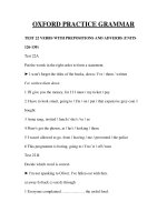 OXFORD PRACTICE GRAMMAR TEST 22