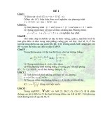 ĐỀ LUYỆN THI KHỐI A  2011