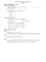 Bài giảng TOAN-H.HOC 9 - C.IV