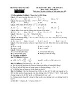 Gián án Đểm tra HK I (2010-2011) Toán 9, đề 3.