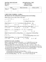 Kiểm tra đại 9(Chương II)