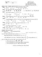 De thi ki 1 theo chuan kien thuc ky nang