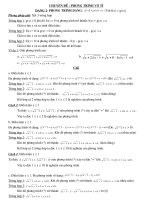 Tài liệu các dạng phương trình vô tỉ và cách giải