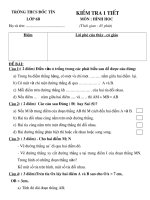 Bài soạn kiểm tra chương I- Hình6