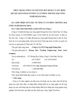 THỰC TRẠNG CÔNG TÁC KẾ TOÁN BÁN HÀNG VÀ XÁC ĐỊNH KẾT QUẢ BÁN HÀNG Ở CÔNG TY CỔ PHẦN THƯƠNG MẠI CÔNG NGHỆ HOÀNG HOA