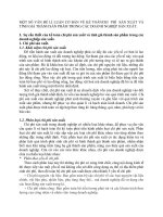 MỘT SỐ VẤN ĐỀ LÍ LUẬN CƠ BẢN VỀ KẾ TOÁNCHI  PHÍ  SẢN XUẤT VÀ TÍNH GIÁ THÀNH SẢN PHẨM TRONG CÁC DOANH NGHIỆP SẢN XUẤT