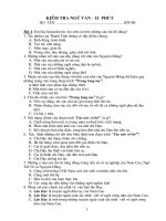 kiểm tra TN 15phut