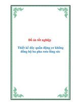 Đồ án tốt nghiệp - Thiết kế dây quấn động cơ không đồng bộ ba pha roto lồng sóc