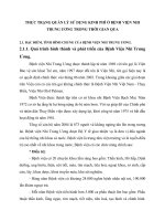 THỰC TRẠNG QUẢN LÝ SỬ DỤNG KINH PHÍ Ở BỆNH VIỆN NHI TRUNG ƯƠNG TRONG THỜI GIAN QUA