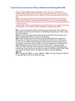 Gián án Cuộc thi toán của hội toán học XCốt