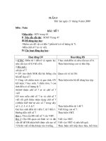 Bài soạn Giáo án lớp 1- 2 buổi tuần 5 (Fon VINI)