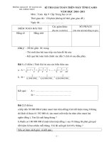 Bài soạn đề thi HSG Môn Casio TP Rạch giá